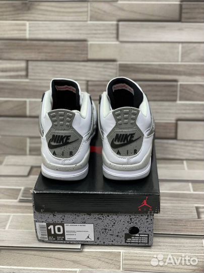 Кроссовки Air Jordan 4 Cement (36-45)