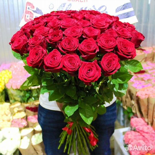 Розы 35 штук 70 см