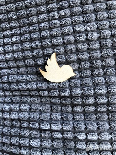 Заготовка деревянная мини птичка для декора