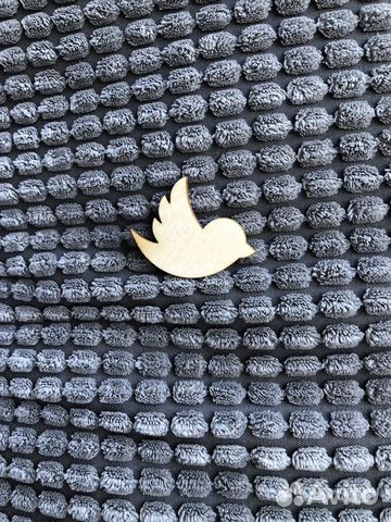 Заготовка деревянная мини птичка для декора