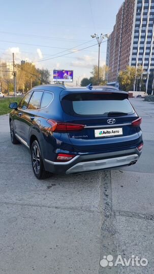 Hyundai Santa Fe 2.0 AT, 2019, 78 000 км