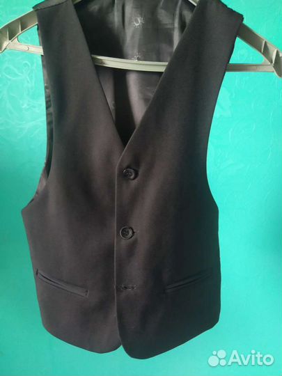 Костюм тройка черный