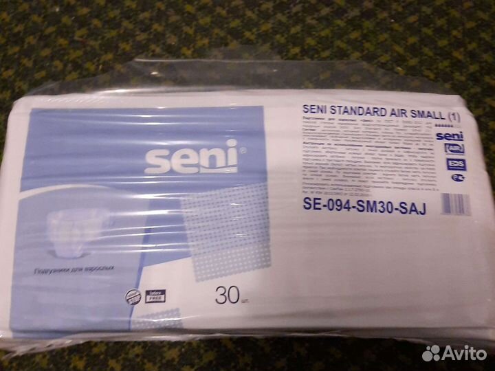 Подгузники для взрослых seni 1