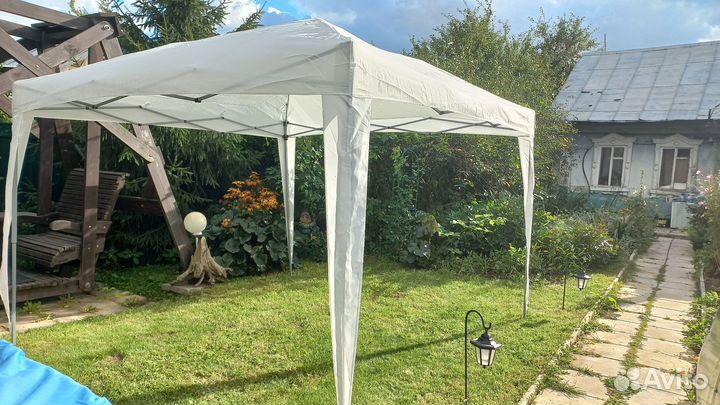 Шатер-гармошка для дачи