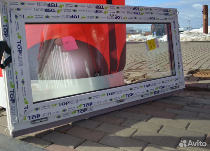 Пластиковые окна 1300х600 мм фрамуги