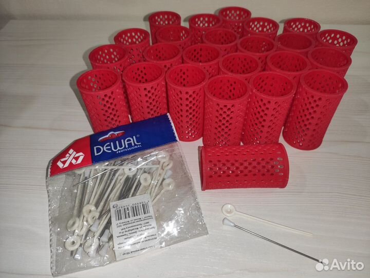 Бигуди пластиковые dewal 38 мм