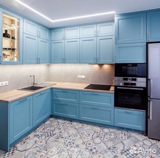 Кухня на заказ с островом