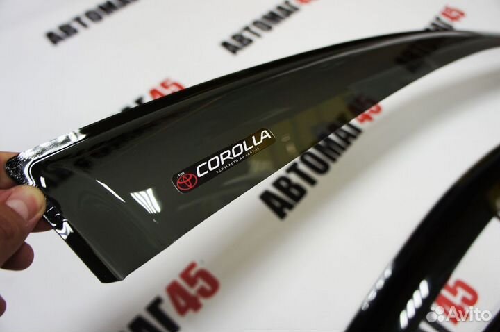 Дефлекторы окон Toyota Corolla 2007-2013г