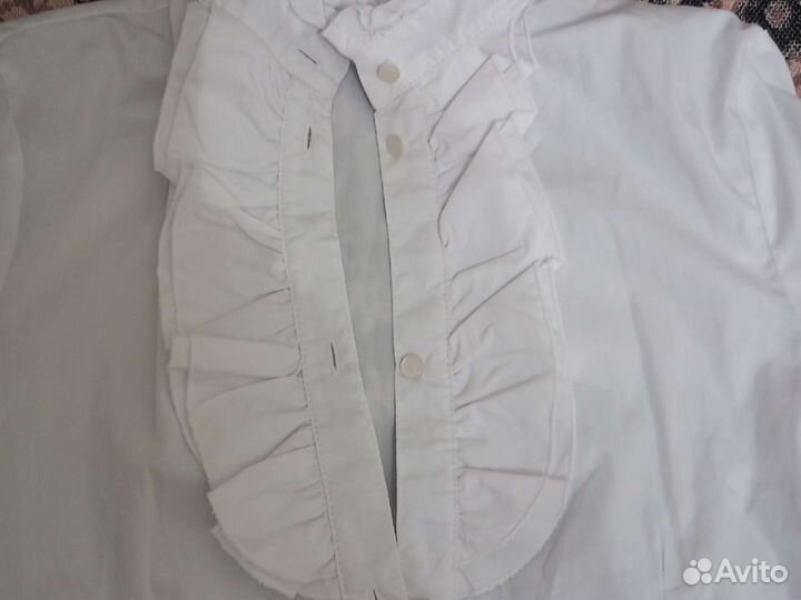 Блузка белая школьная