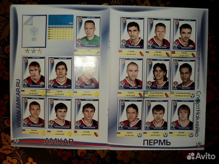 Альбом чемпионат россии 2009 футбол