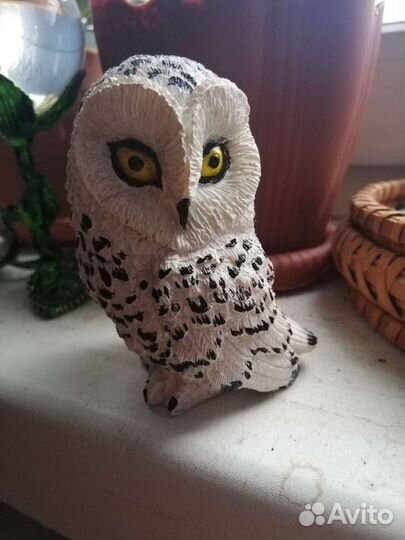 Сова белая из полистоуна