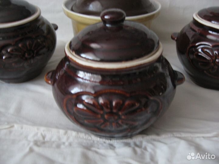 Горшочки керамические в наборе