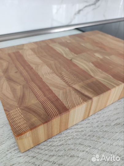 Доска кухонная разделочная торцевая из массива