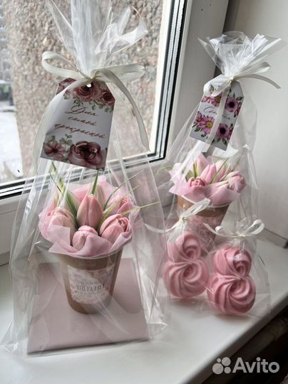 Тюльпаны из мыла