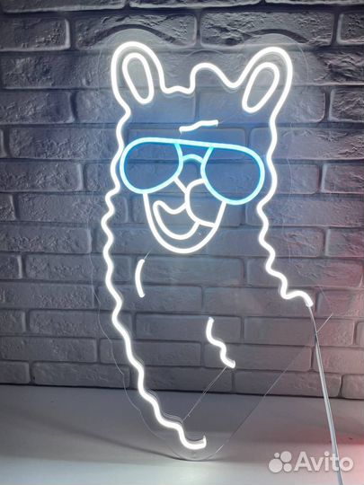 Неоновая вывеска гибкий неон Рекламная вывеска