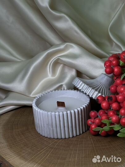 Ароматическая свеча ручной работы