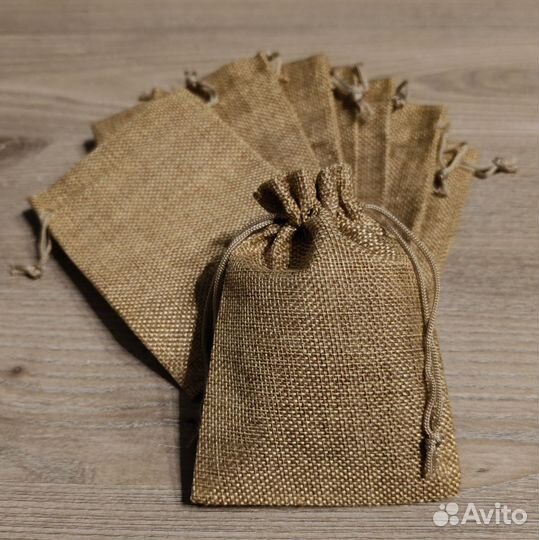 Мешочки из льна