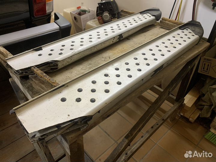 Пороги на Нива 4х4 стиль BMW