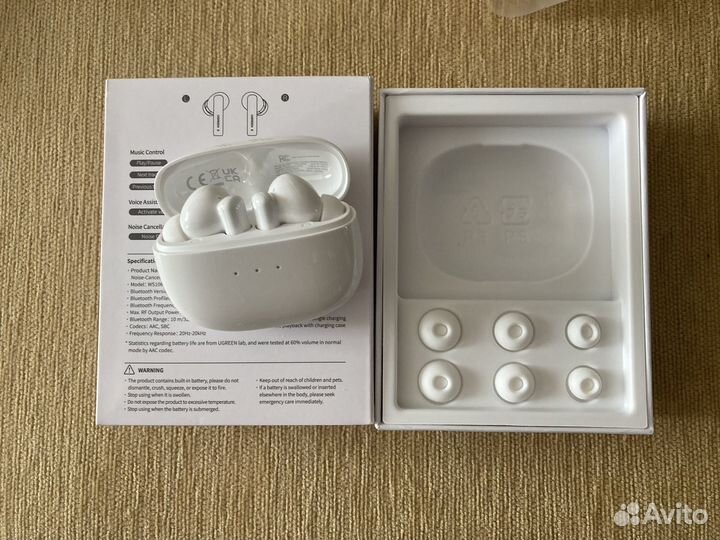 Беспроводные bluetooth наушники 5.3 с микрофоном