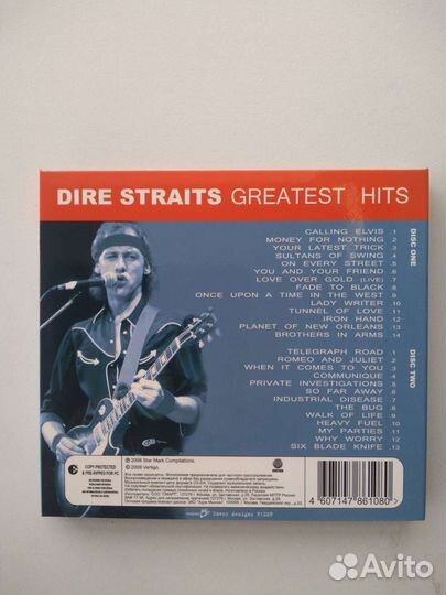 Музыка на CD. Двухдисковое издание. Dire Straits