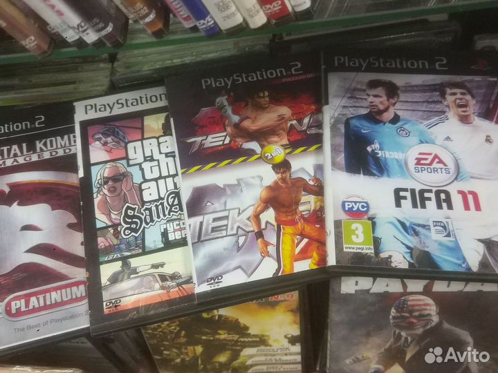 Диски sony playstation 2
