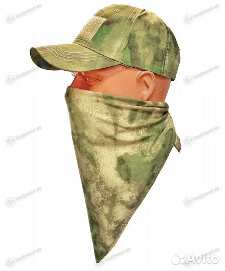 Косынка бандана тактическая хб Мох