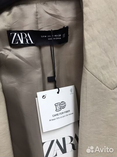 Пиджак zara новый м