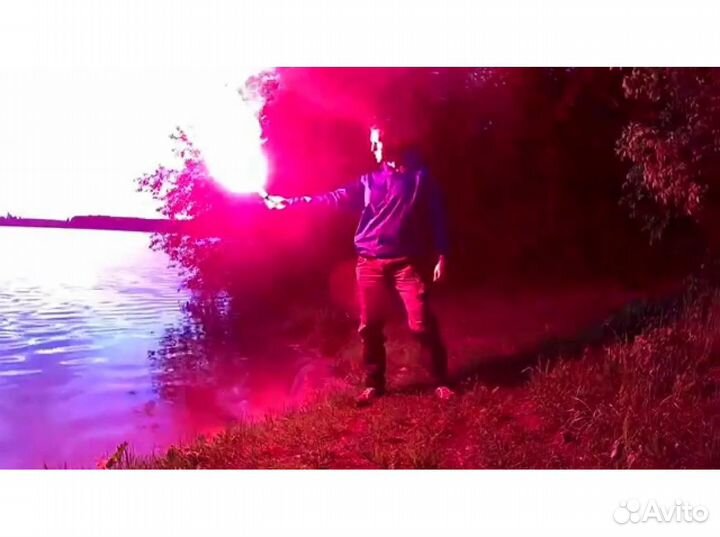 Фальшфейера красного огня, к-т из 3-х шт