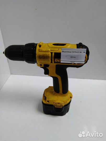 Шуруповерт dewalt DC 740