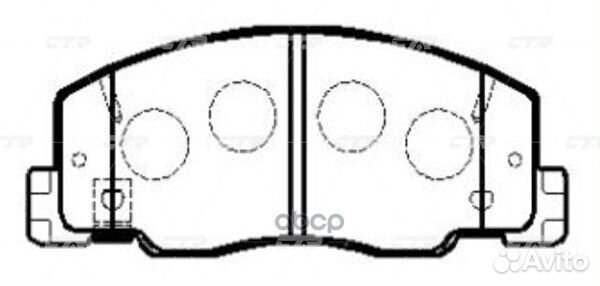 CKT-27 Колодки тормозные дисковые перед G