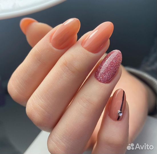 Маникюр+гель лак в салоне (мастер Виктория)