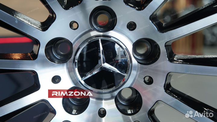 Литые диски R19 на Mercedes C-Class. Эфф1