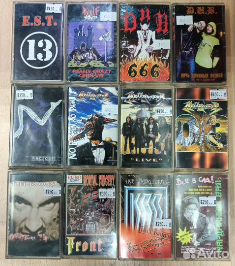 Аудиокассеты русский рок, поп, шаншон 2