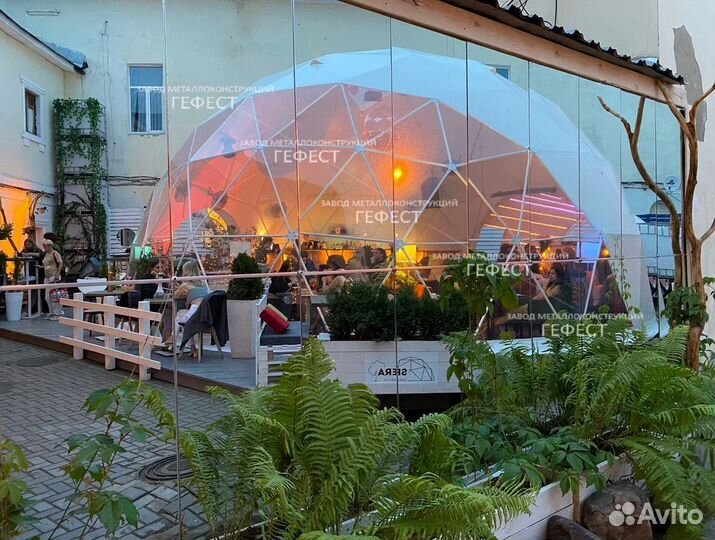 Шатер для банкетного зала диаметр 12 м