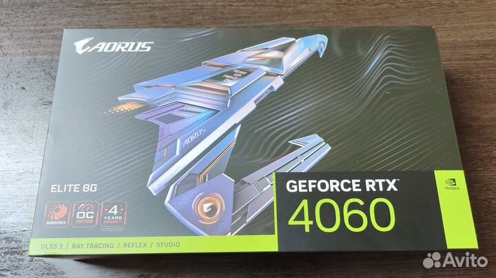 Новая видеокарта RTX 4060 aorus elite гарантия