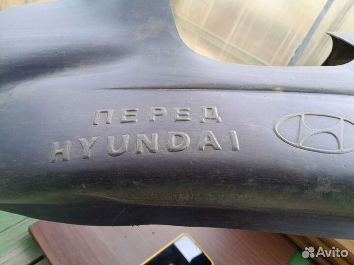 Подкрылок hyundai accent левый передний
