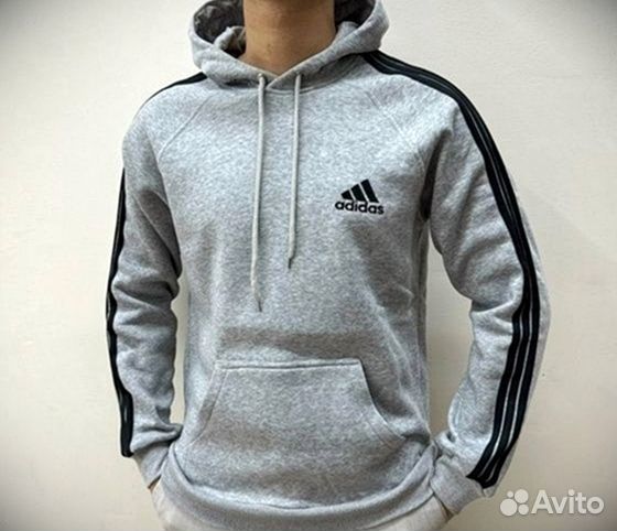 Худи Adidas теплое (на флисе)