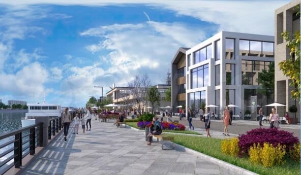 Офисные помещения возле набережной, 7725 м²