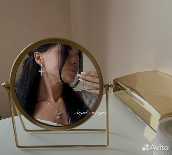 Серьги кресты