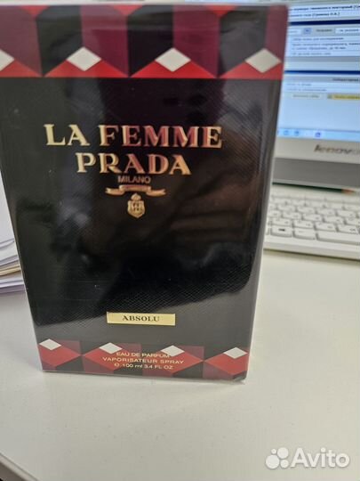 Туалетная вода женская LA femme prada absolu 100.0