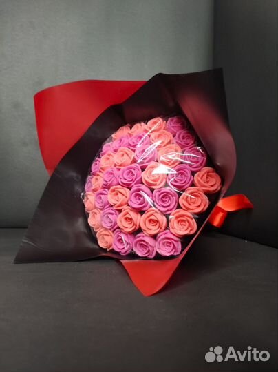 Шоколадные Розы - 37 шт в Букете