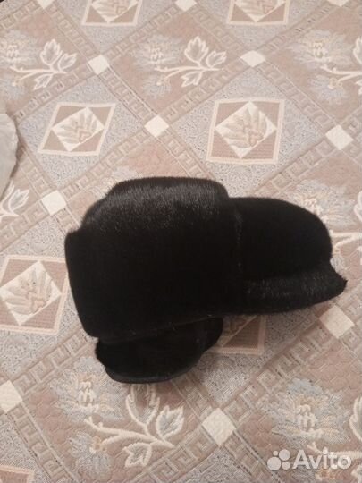 Норковая шапка мужская