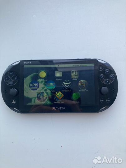 Playstation Vita slim прошитая+ sd карта на 64gb