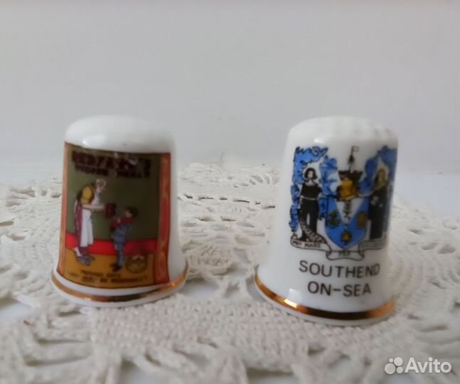 Напёрстки коллекционные. Фарфор. Англия