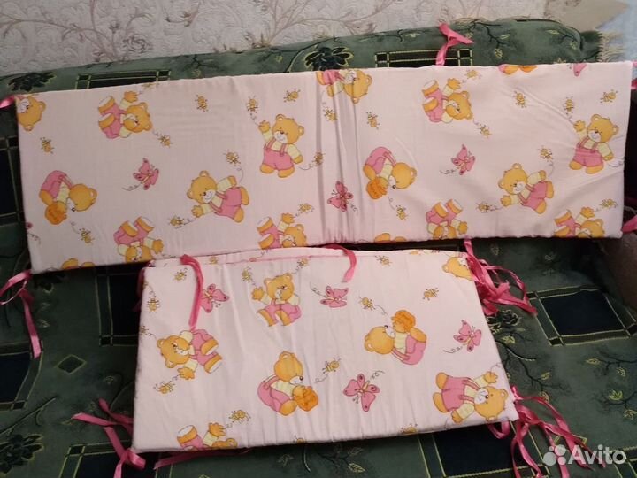 Бортики для детской кроватки