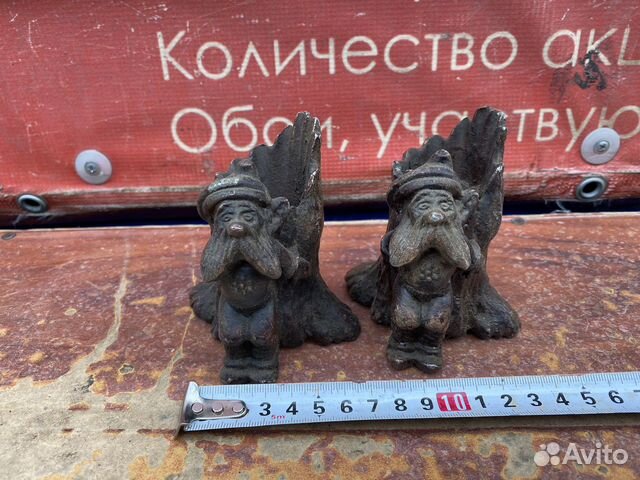 Карандашница СССР гном силумин 2 штуки