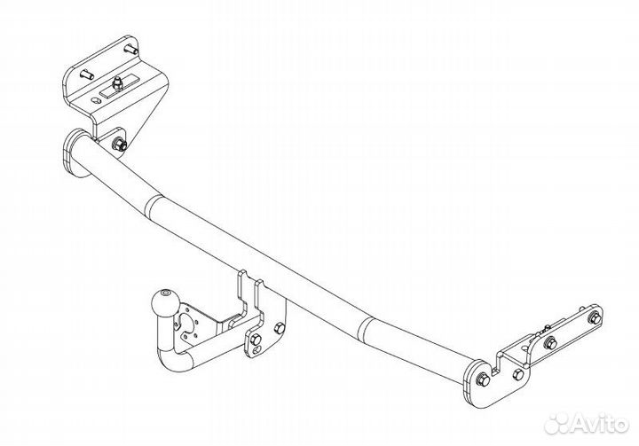Фаркоп на KIA Rio III хэтчбек (2010-2017)