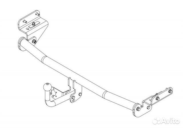 Фаркоп на KIA Rio III хэтчбек (2010-2017)