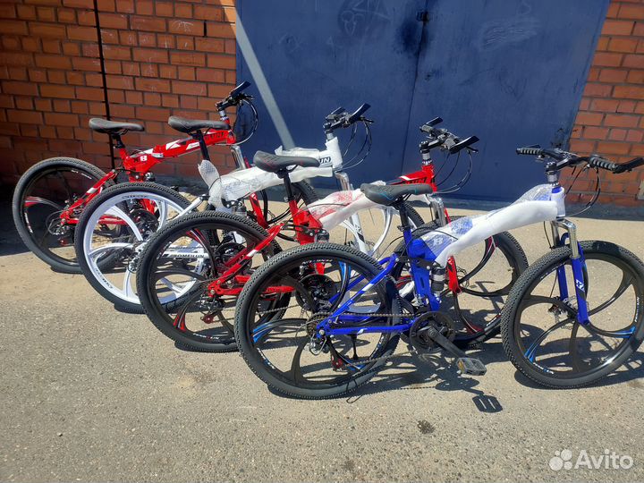 Складные двухподвессные велосипеды на литье