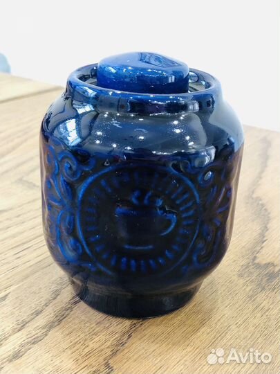 Чайница фарфор cobalt СССР